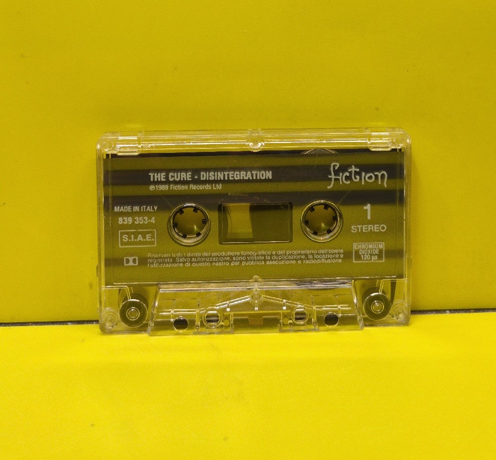 The Cure - Disintegration - 1989 - 839 353-4 / FIXHC 14 - Used - EX - Cassettes - Italy Import
