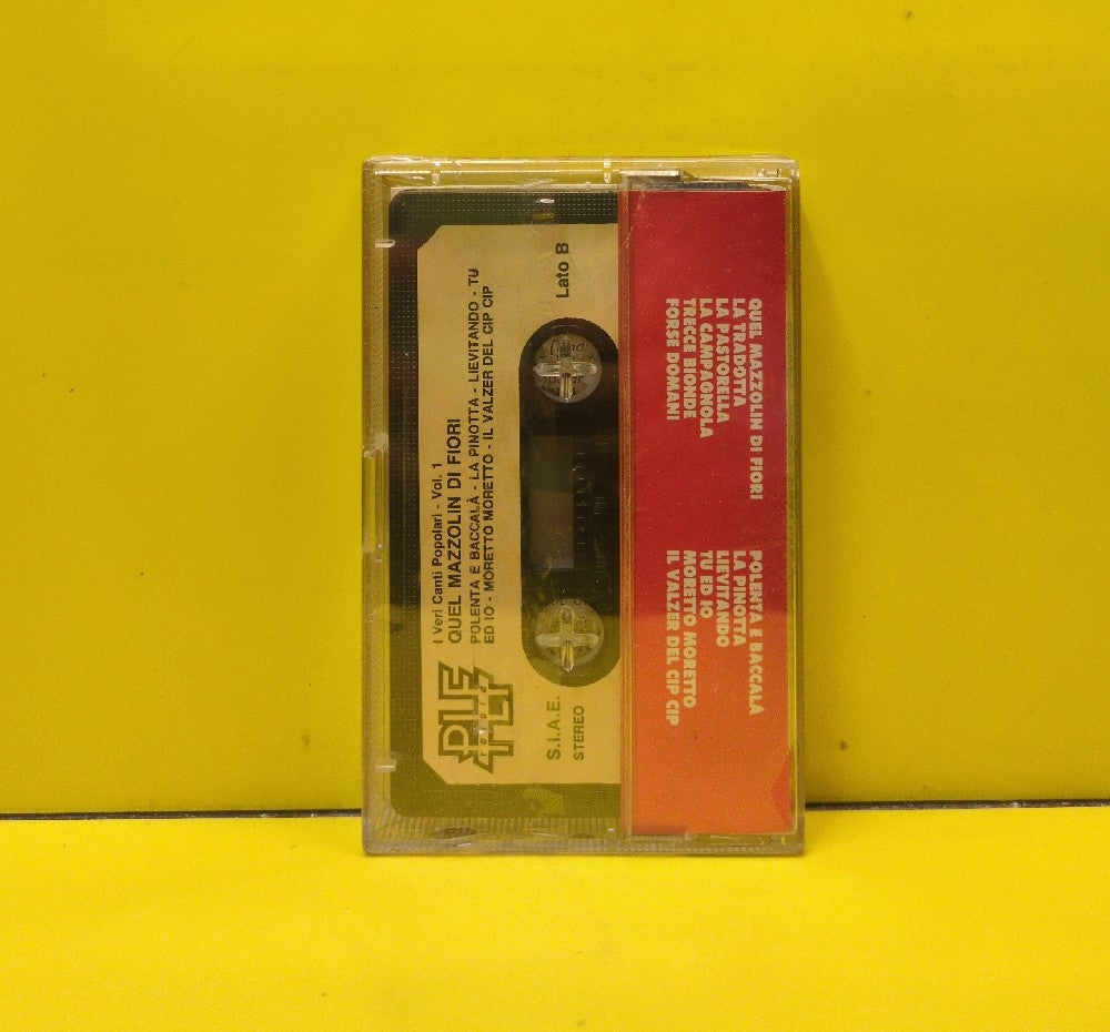 Various - I Veri Canti Popolari Vol. 1 - MC 001 - New - Sealed - Cassettes - Italy Import