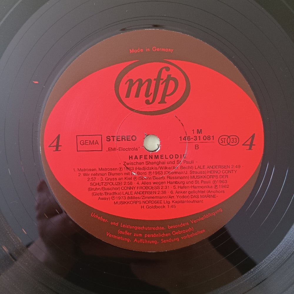 Various - Hafenmelodie Zwischen Shanghai Und St. Pauli GERMANY - 1M 146-31 080/81 - Used - VG++ - Vinyl