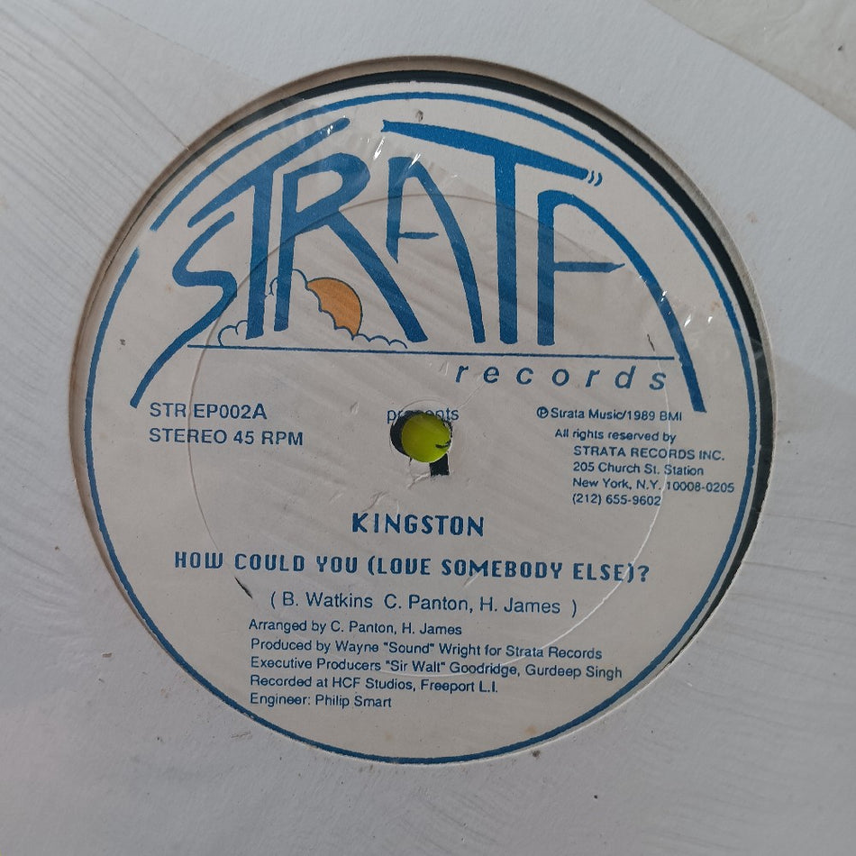 Kingston - How Could You Love Somebody Else 12" - 1989 - STR EP002 - New - Sealed - Vinyl