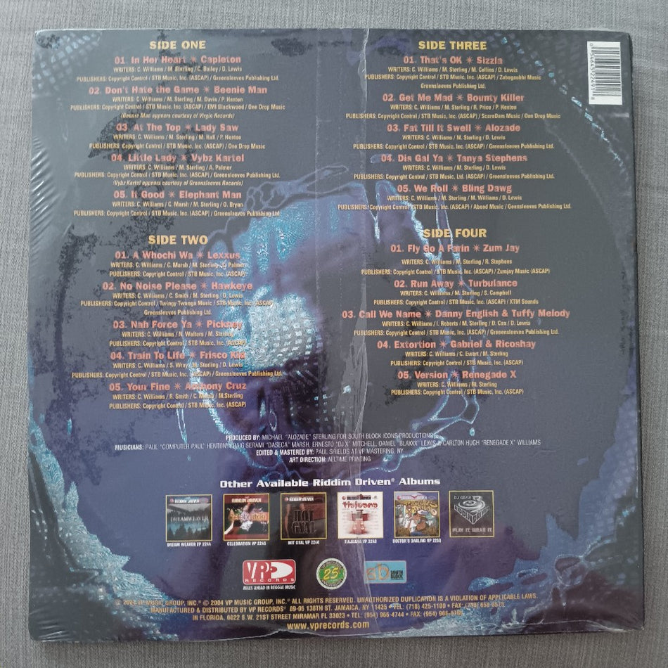 Various - Riddim Driven Chrome - 2004 - VPRL 2249 - New - Sealed - Vinyl