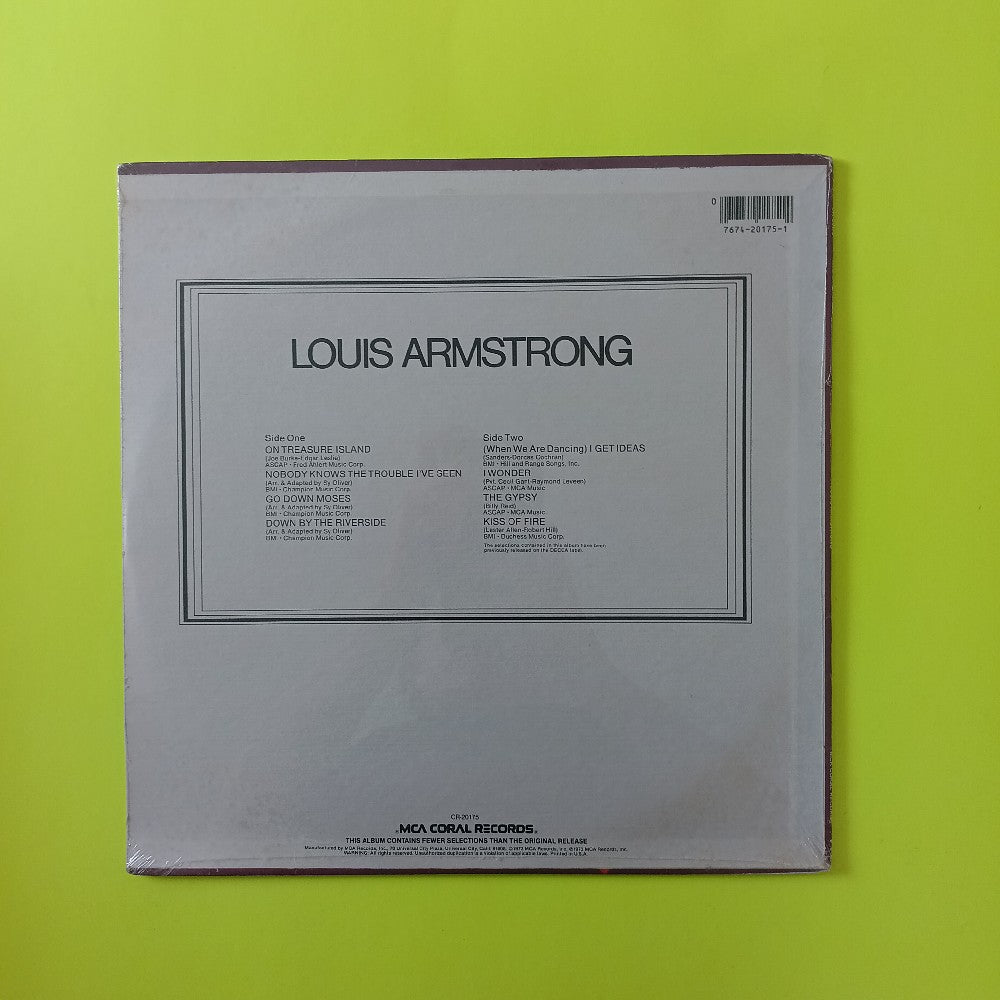 Louis Armstrong - Louis Armstrong / Self Titled - 1984 - CR-20175 - New - Sealed - Vinyl
