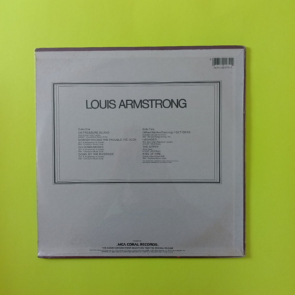 Louis Armstrong - Louis Armstrong / Self Titled - 1984 - CR-20175 - New - Sealed - Vinyl