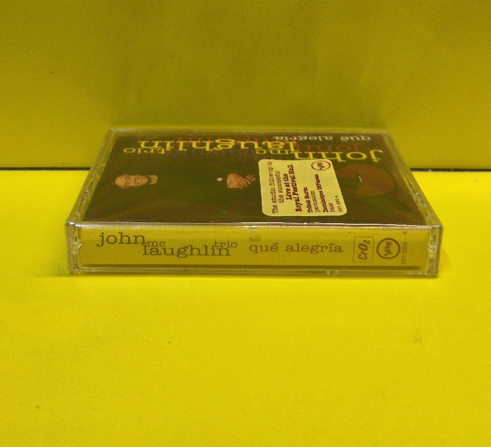 John McLaughlin Trio - Qué Alegría - 1992 - 837 280-4 - New - Sealed - Cassettes