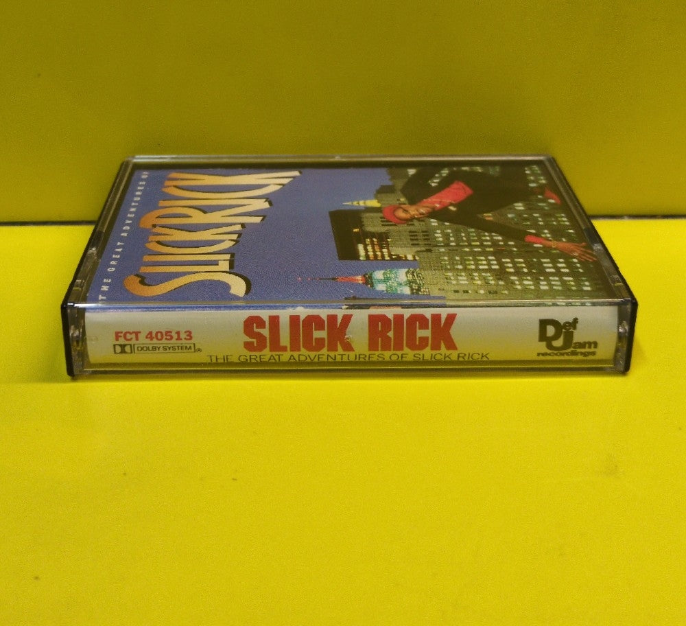 Slick Rick - The Great Adventures Of Slick Rick - 1988 - FCT 40513 - Used - EX - Cassettes - Off-White Shell - Promo