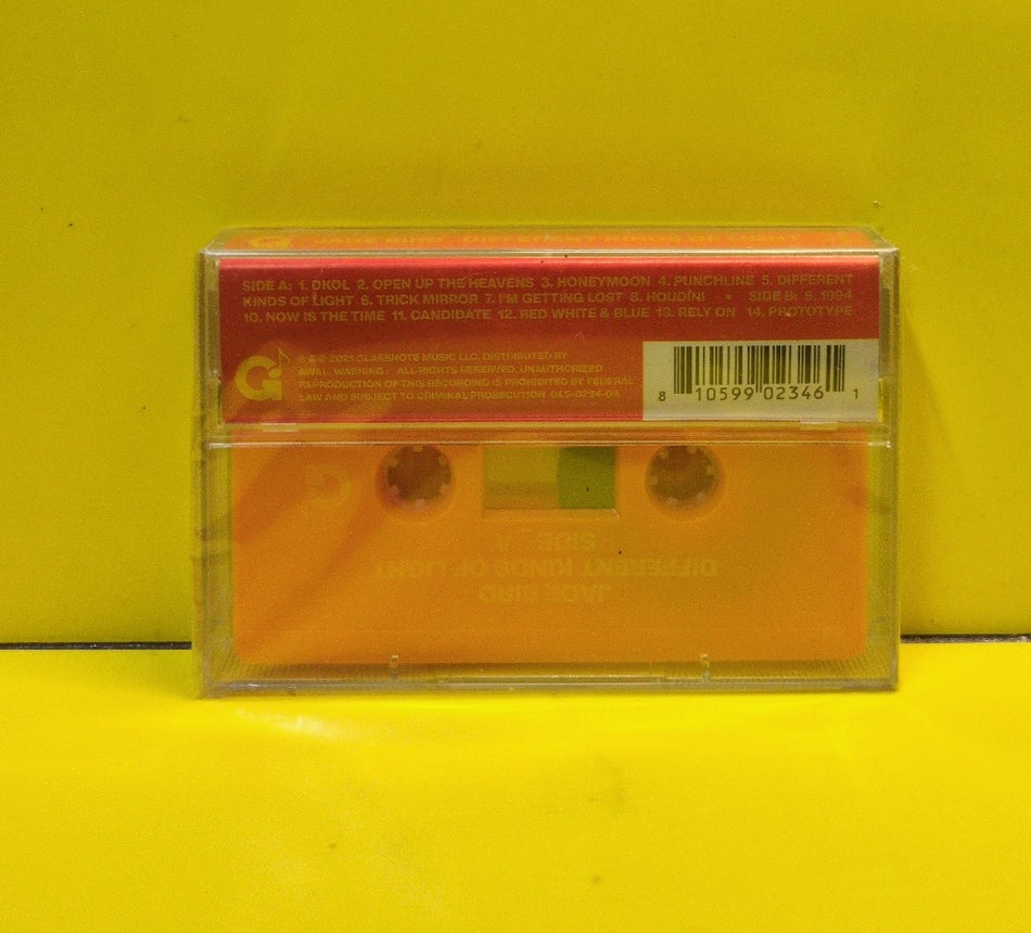 Jade Bird - Different Kinds Of Light - 2021 - GLS-0294-04 - New - Sealed - Cassettes - Orange Tape Shell