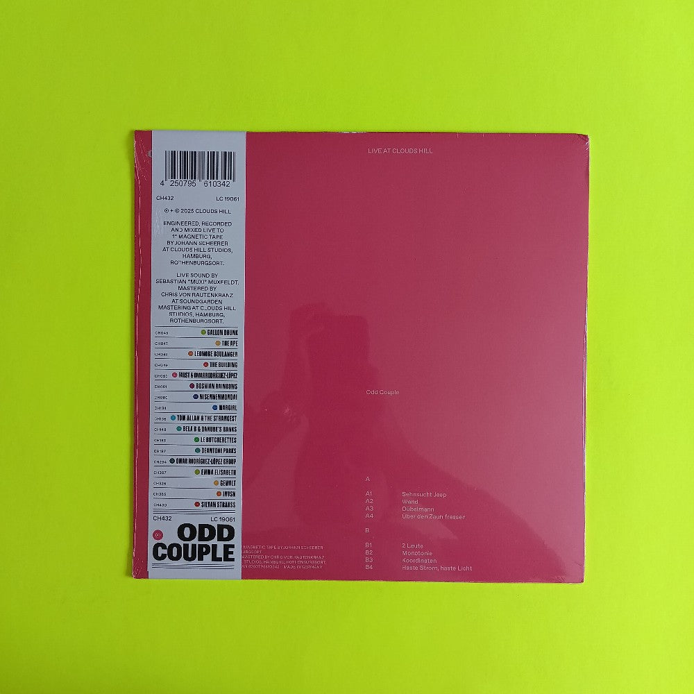 Odd Couple - Live At Clouds Hill - 2025 - CH432 - New - Sealed - Vinyl