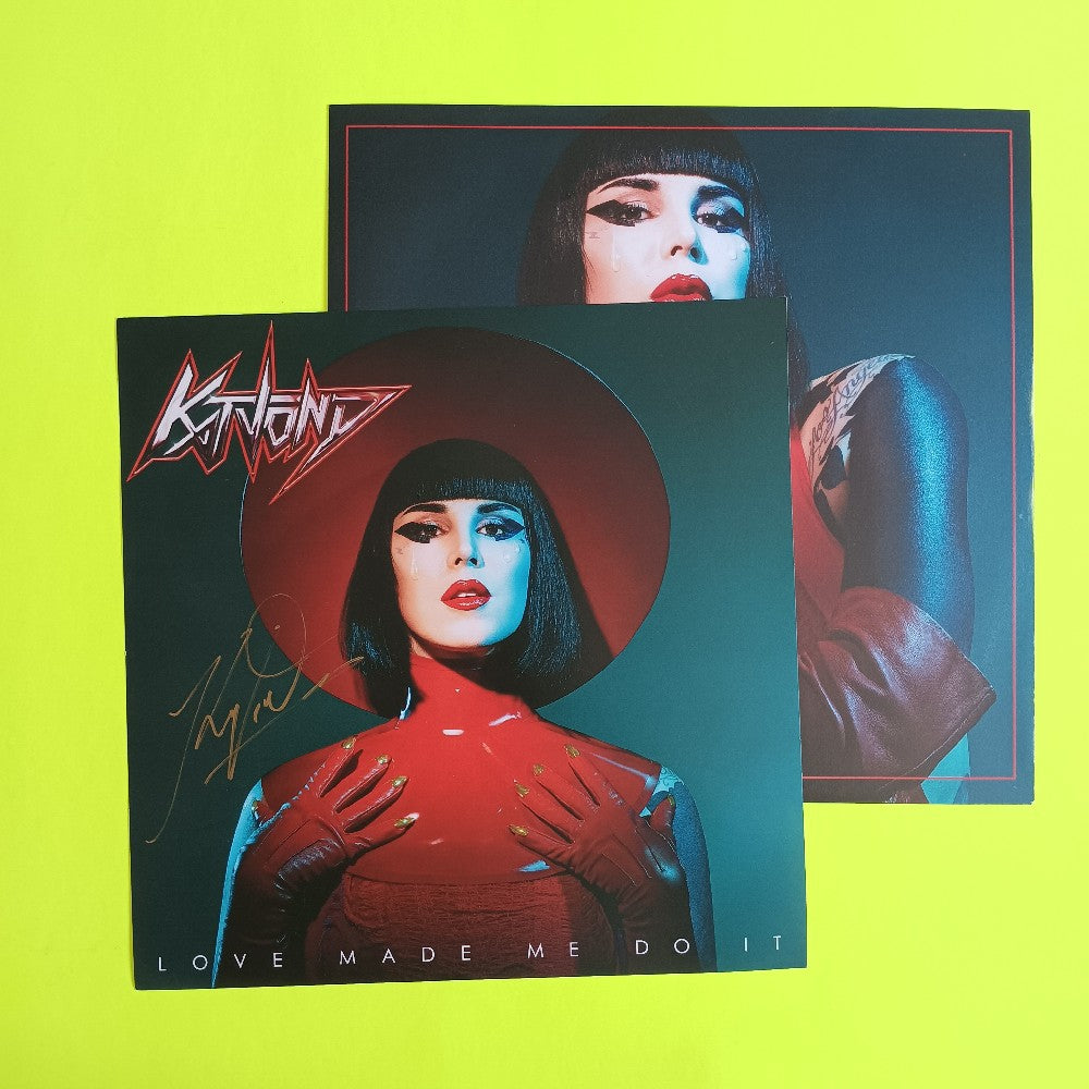 Kat Von D - Love Made Me Do It SIGNED RED VINYL - 2021 - 756839576437 - New - NM - Vinyl