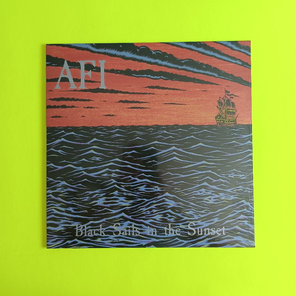 AFI - Black Sails In The Sunset SUNSPOT RED/ORANGE MARBLE - 2024 - CR00247 - New - Sealed - Vinyl