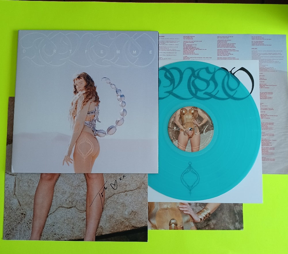 Tove Lo - Dirt Femme SIGNED POSTER DELUXE BLUE TRANS VINYL - 2023 - MT00814LPB - New - NM - Vinyl