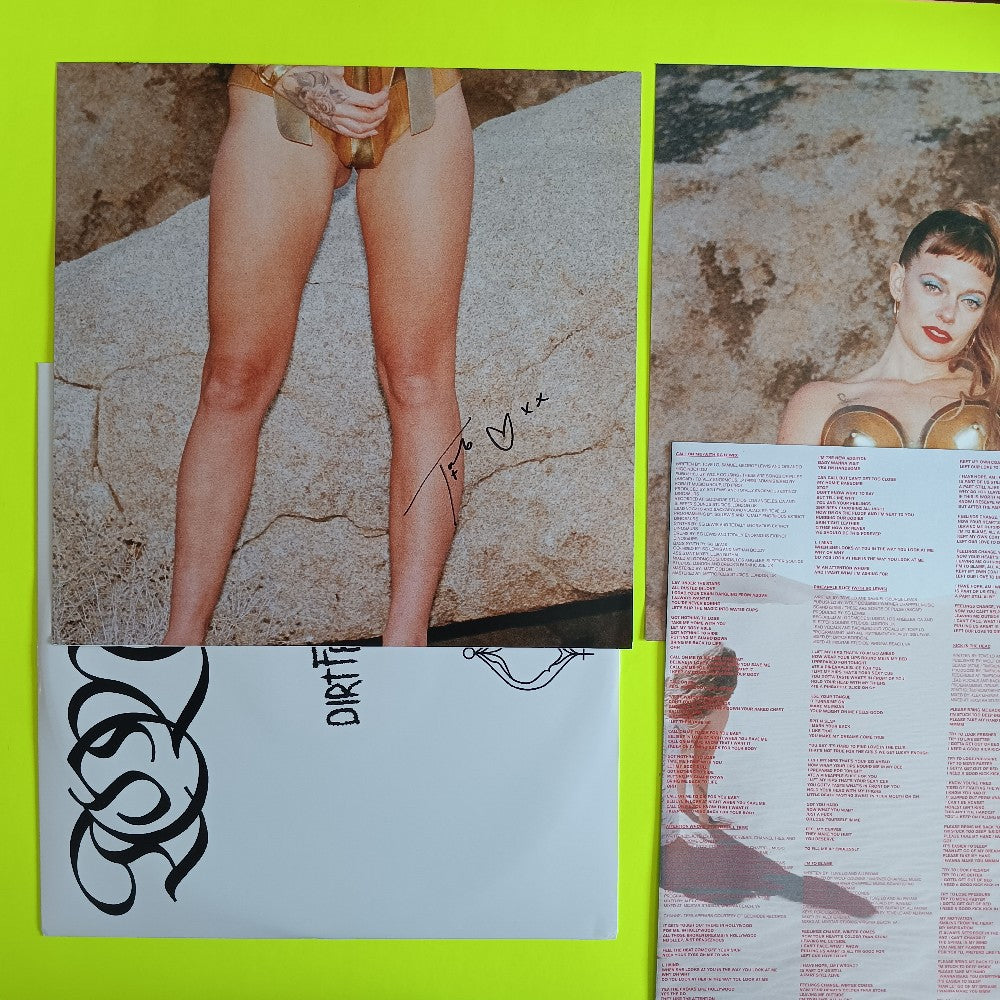 Tove Lo - Dirt Femme SIGNED POSTER DELUXE BLUE TRANS VINYL - 2023 - MT00814LPB - New - NM - Vinyl