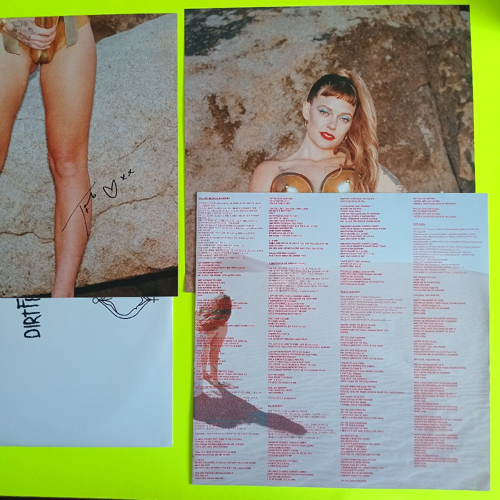 Tove Lo - Dirt Femme SIGNED POSTER DELUXE BLUE TRANS VINYL - 2023 - MT00814LPB - New - NM - Vinyl