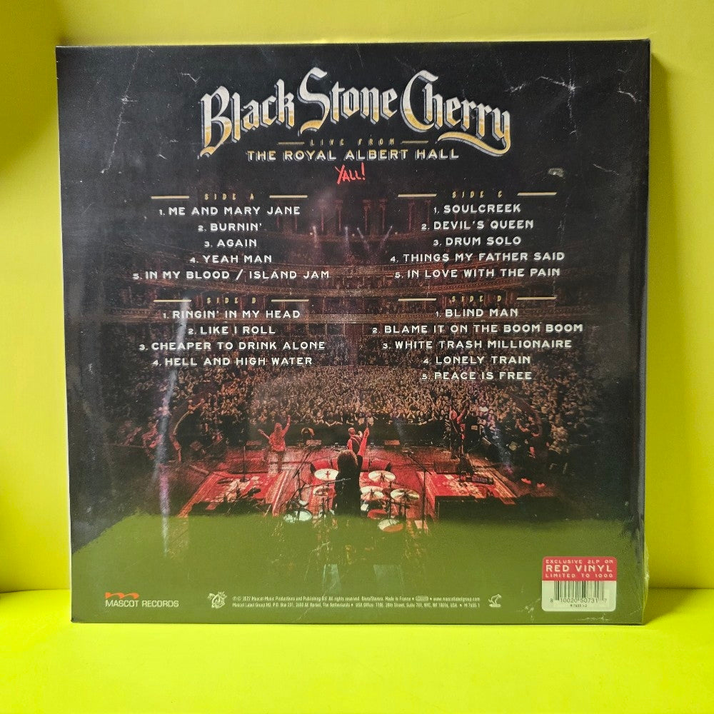 Black Stone Cherry - Live From The Royal Albert Hall... Y'All - 2022 - M 7655 1-2 - New - Sealed - Vinyl