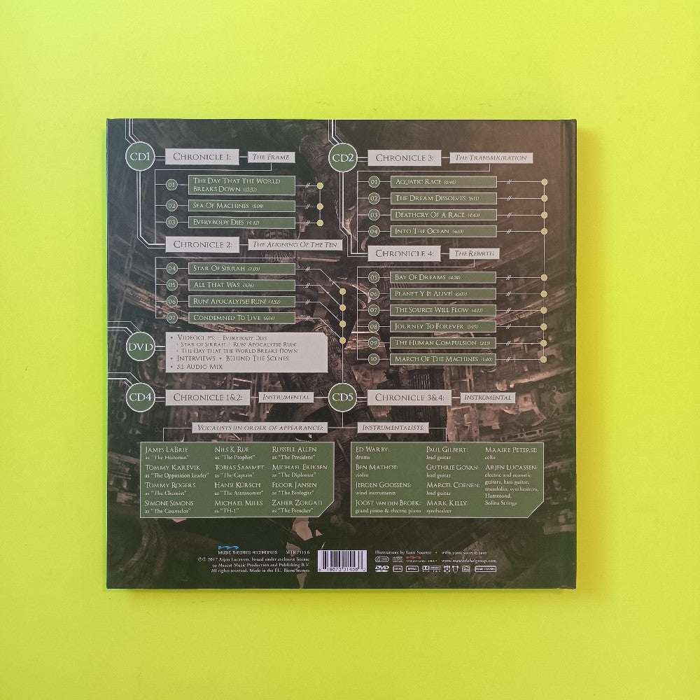 Ayreon - The Source SIGNED 4CD 1DVD BOOK  - 2017 - MTR 7515 6 - New - NM - CDs