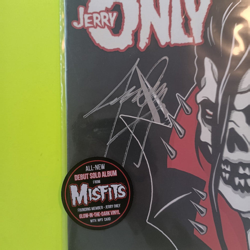 Jerry Only - Anti-Hero SIGNED GLOW IN THE DARK VINYL - 2023 - MRLP01691 - New - NM - Vinyl