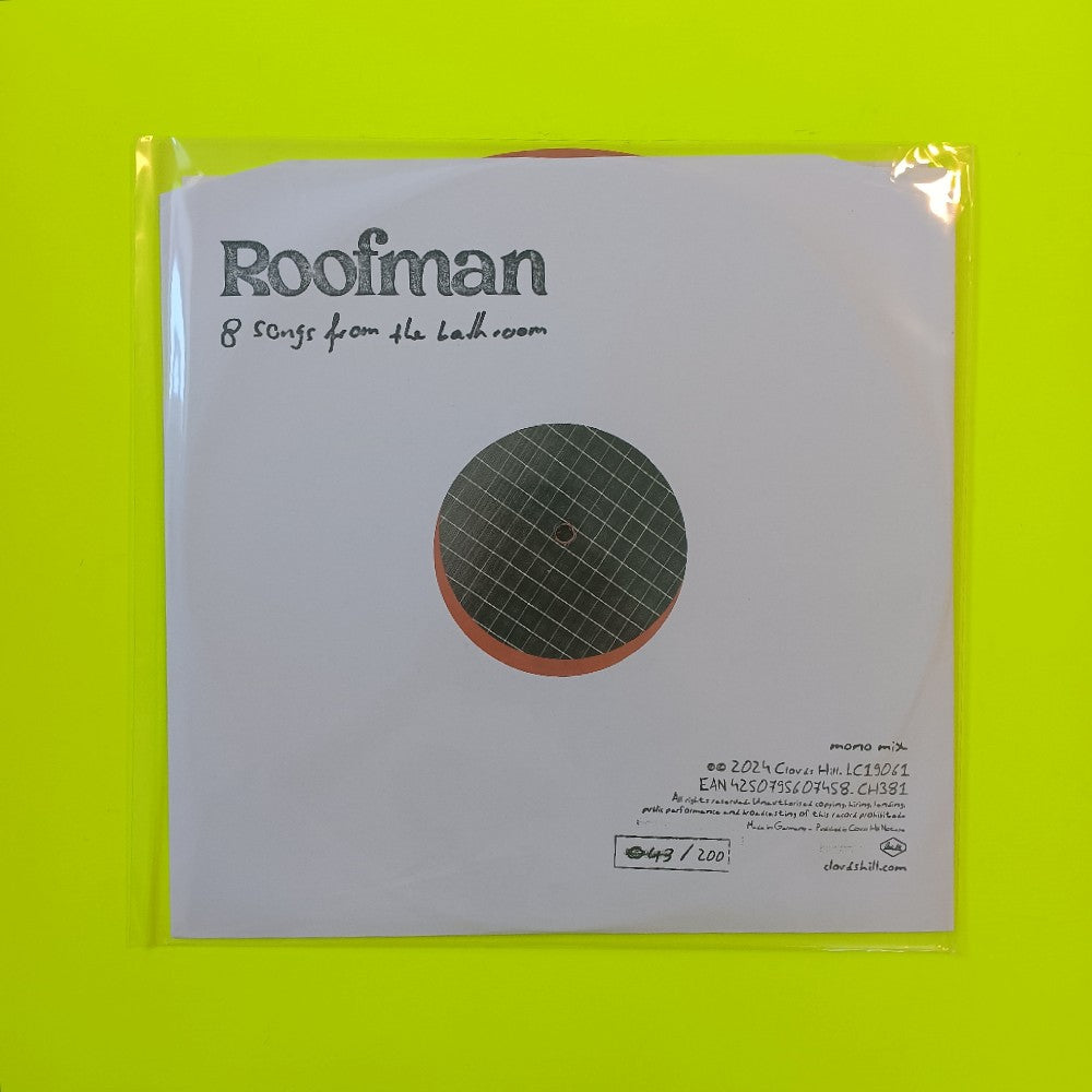 Roofman - 8 Songs From the Bathroom ORANGE #ED /200 - 2024 - CH381 - New - Sealed - Vinyl