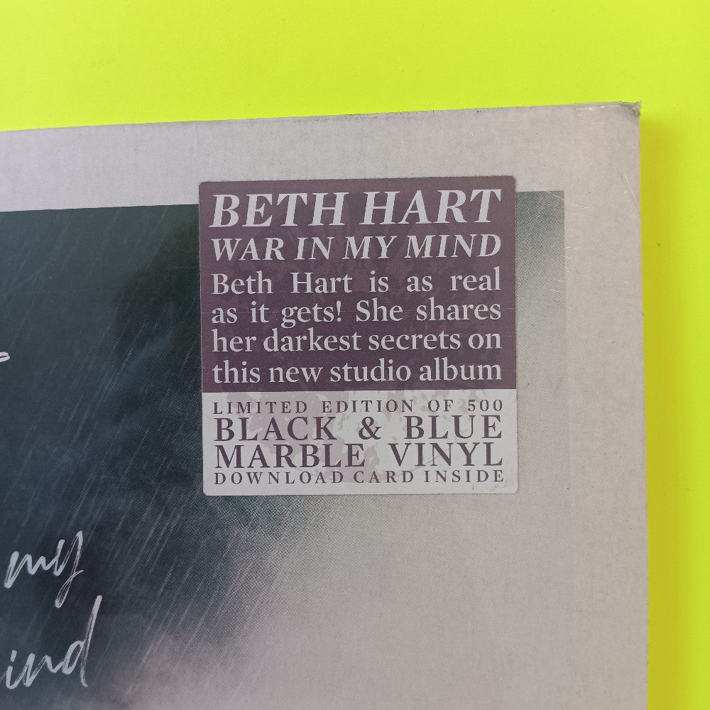 Beth Hart - War In My Mind BLACK & BLUE MARBLE - 2019 - PRD75951 - New - Sealed - Vinyl