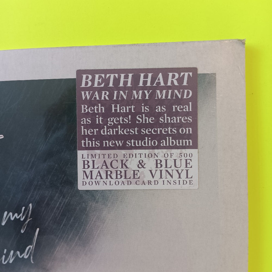 Beth Hart - War In My Mind BLACK & BLUE MARBLE - 2019 - PRD75951 - New - Sealed - Vinyl