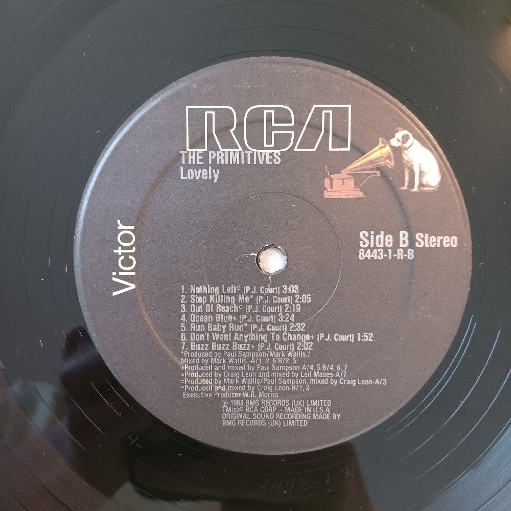 The Primitives - Lovely - 1988 - 8443-1-R - Used - VG++ - Vinyl