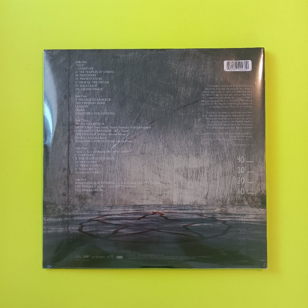 Rush - 2112 40th Anniversary 3LP - 2016 - B0025840-01 - New - Sealed - Vinyl