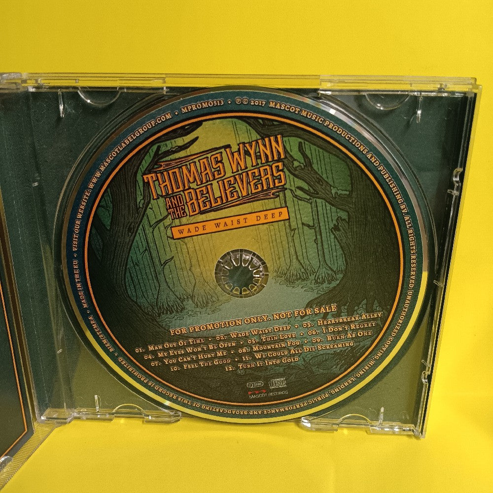 Thomas Wynn & The Believers - Wade Waist Deep SIGNED PROMO CD - 2017 - M75132 - New - NM - CDs