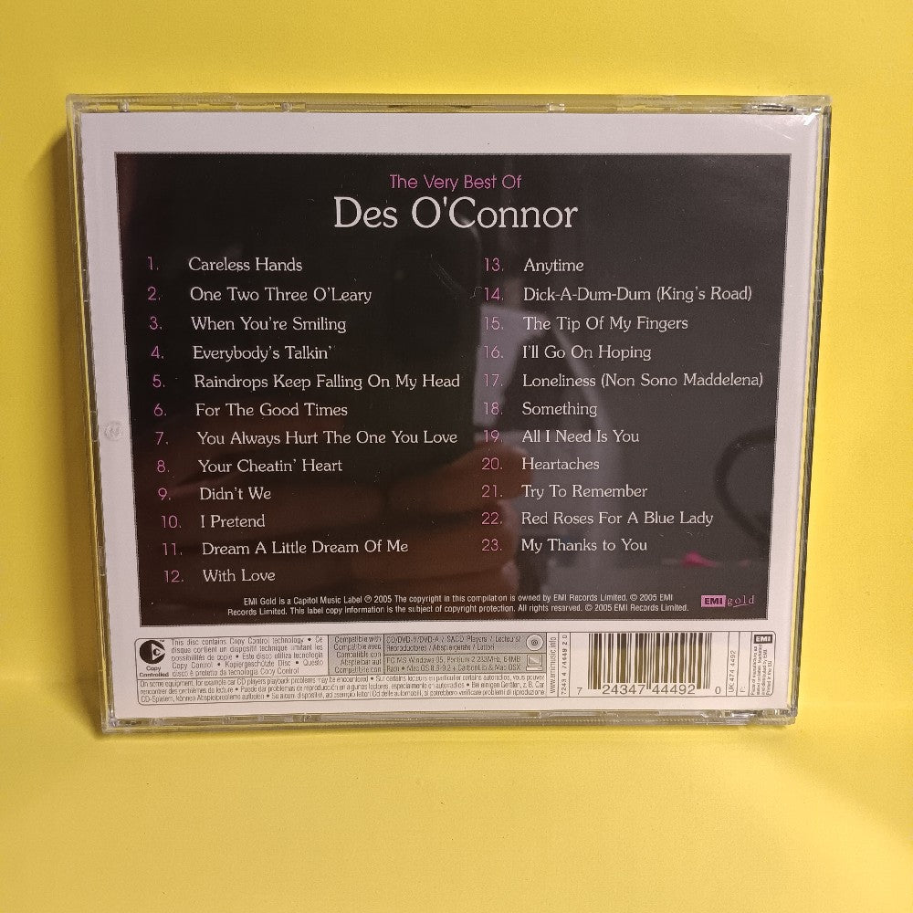 Des O'Connor - The Very Best Of - 2005 - 7243 4 74449 2 0 - Used - EX - CDs