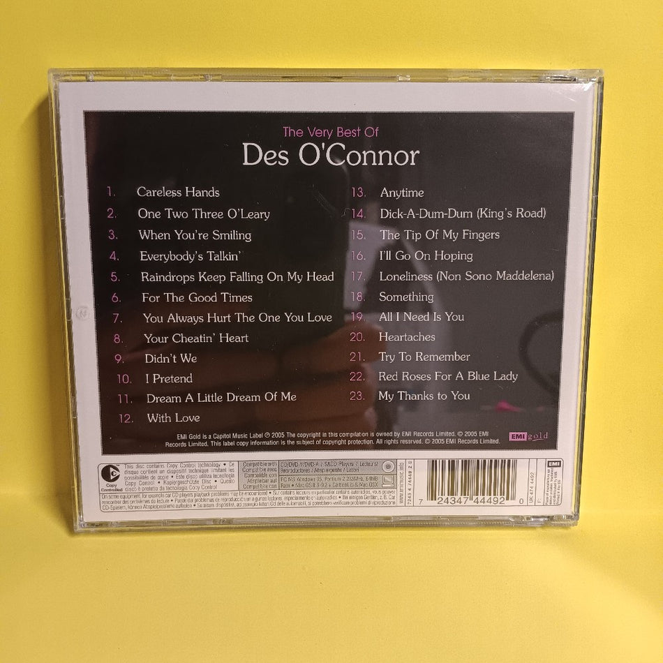 Des O'Connor - The Very Best Of - 2005 - 7243 4 74449 2 0 - Used - EX - CDs