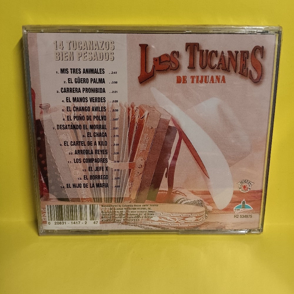 Los Tucanes De Tijuana - 14 Tucanazos Bien Pesados - 1995 - H2 534975 - New - Sealed - CDs
