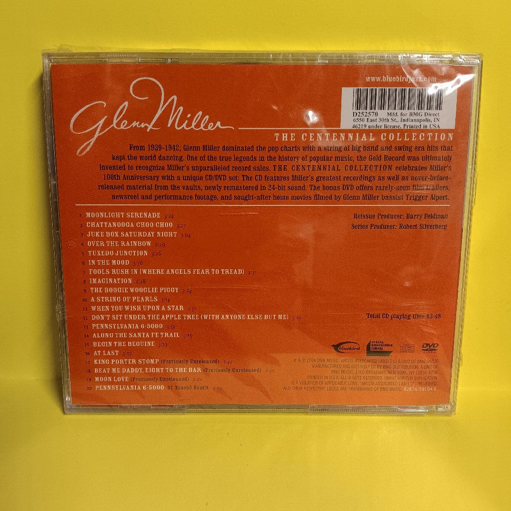 Glenn Miller - The Centennial Collection CD DVD - 2004 - 82876-59104-2 - New - Sealed - CDs