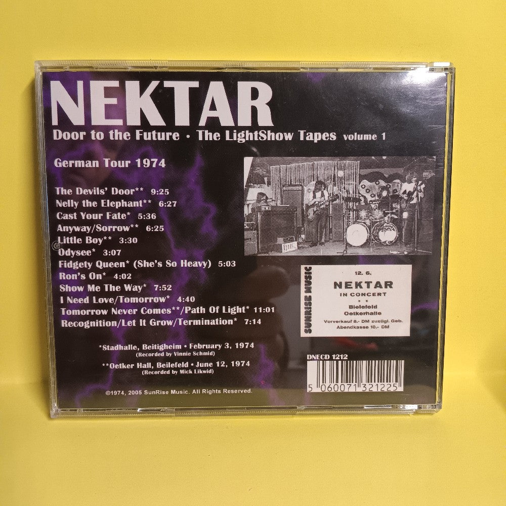 Nektar - Door To The Future • The Lightshow Tapes Volume 1 - 2005 - DNECD 1212 - Used - VG+ - CDs