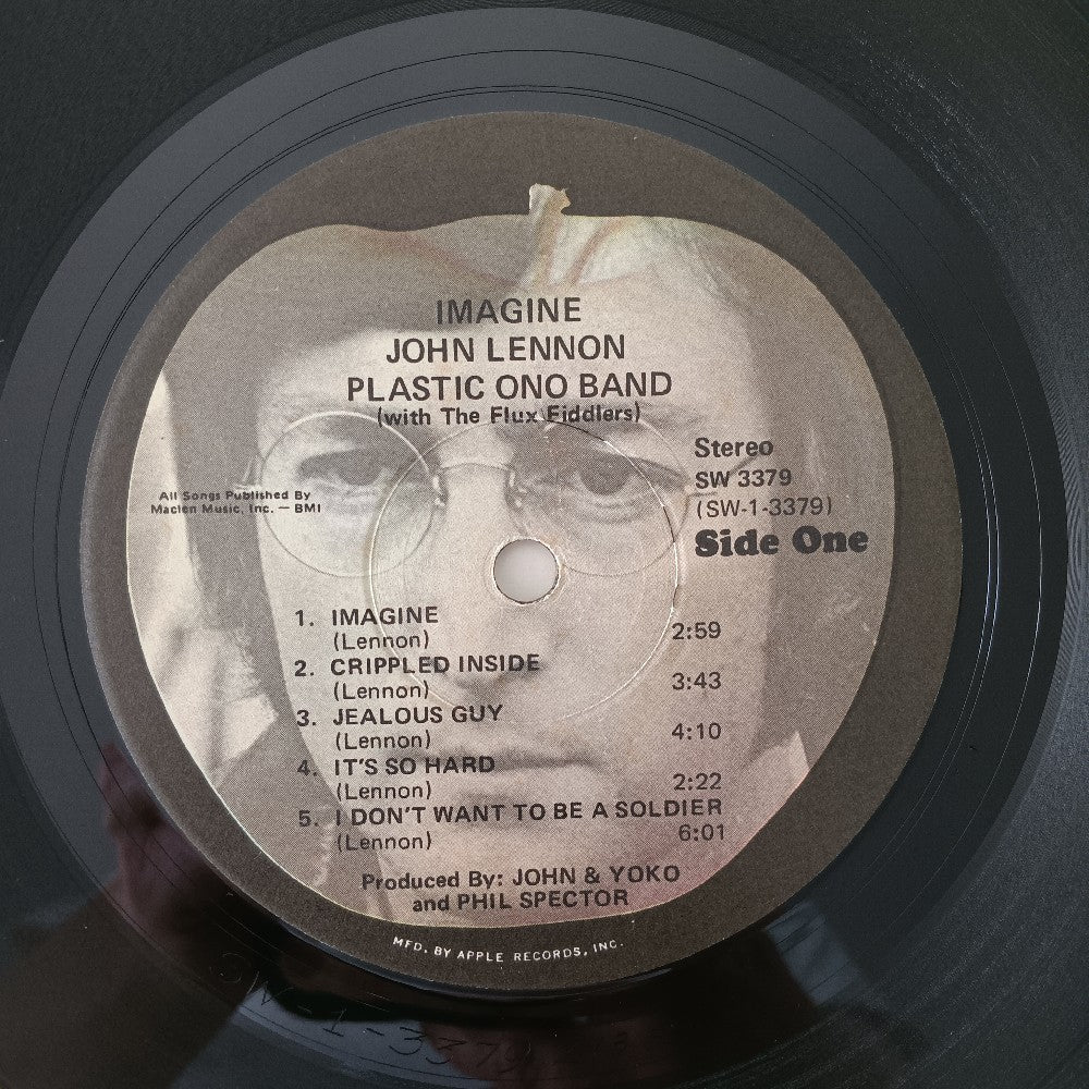 John Lennon - Imagine OG W. POSTER & POSTCARD - 1971 - SW 3379 - Used - VG++ - Vinyl