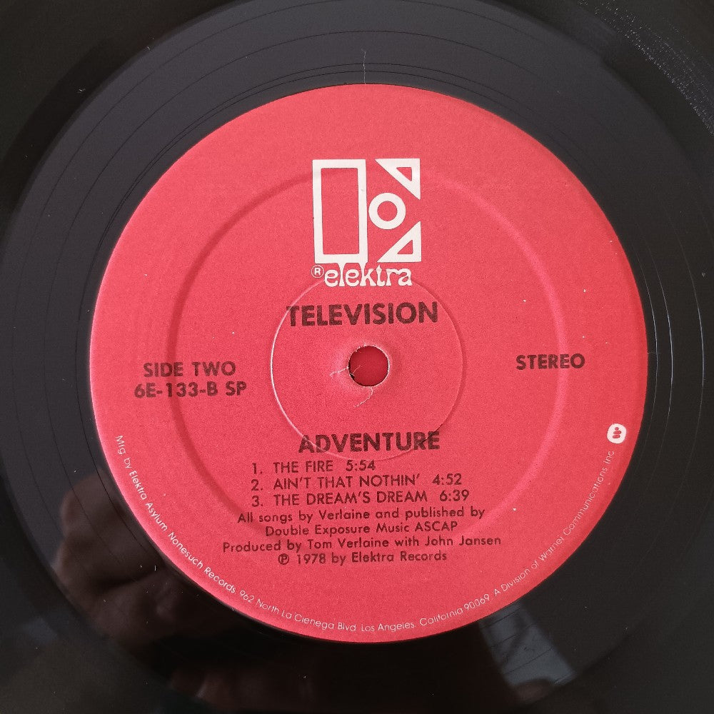 Television - Adventure SP SPECIALTY PRESS - 1978 - 6E-133 - Used - EX - Vinyl