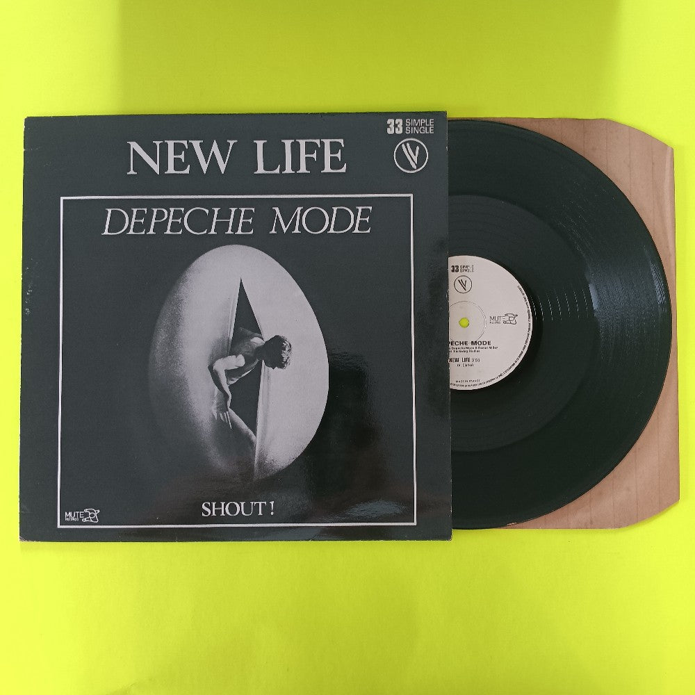 Depeche Mode - New Life / Shout FRANCE 12" - 1981 - 310921 - Used - VG++ - Vinyl
