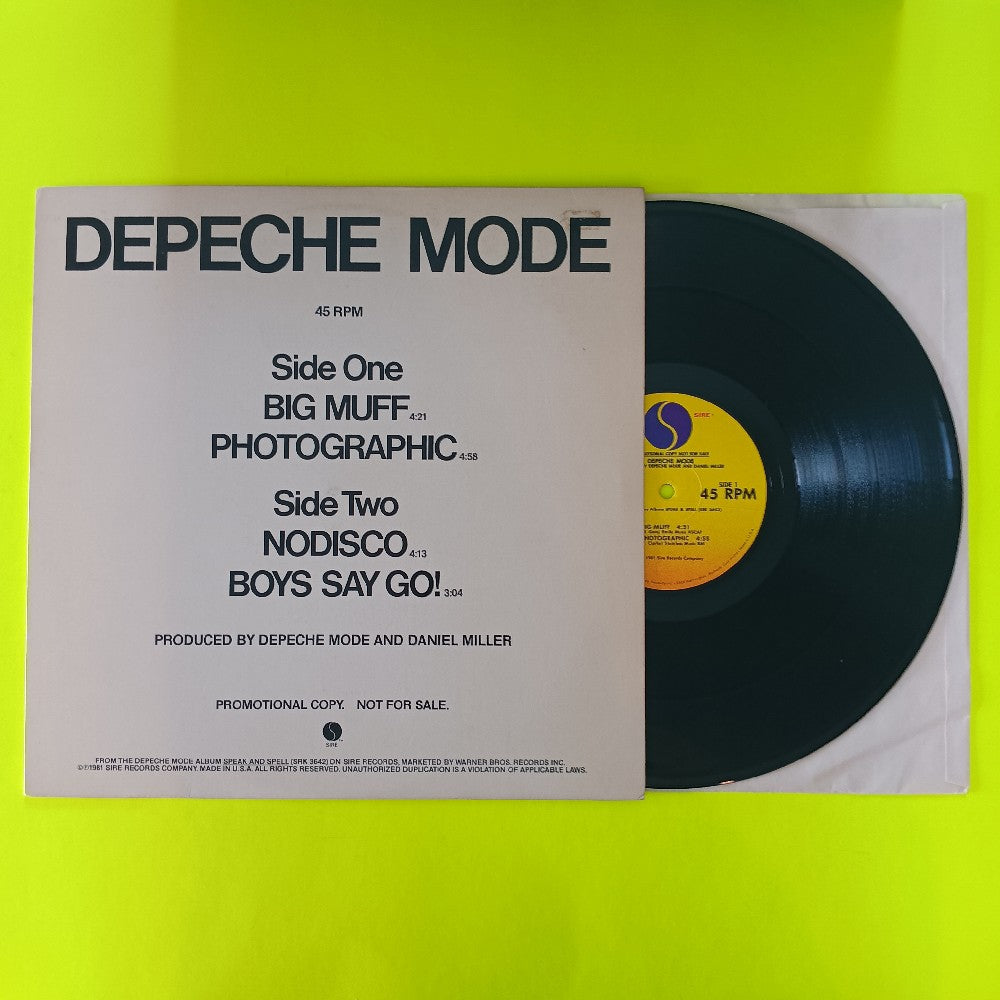 Depeche Mode - Promo Sampler / Big Muff Nodisco - 1981 - PRO-A-1025 - Used - VG++ - Vinyl