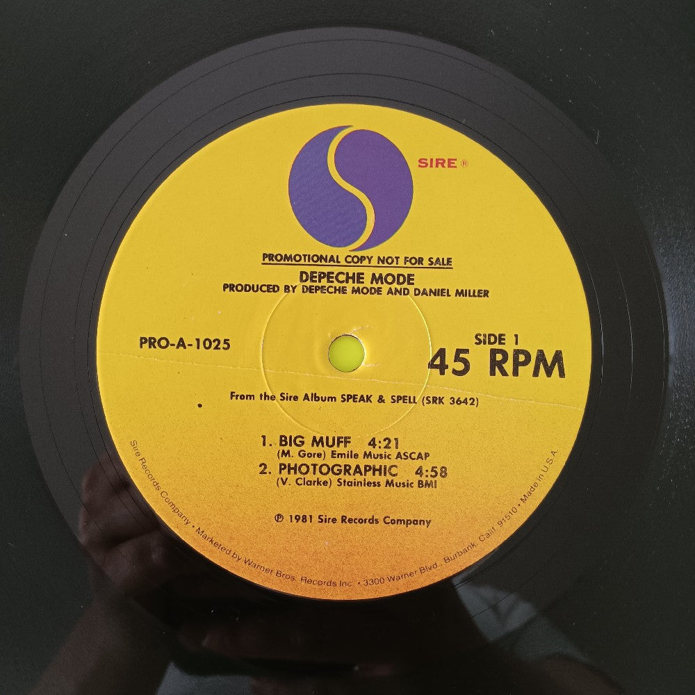 Depeche Mode - Promo Sampler / Big Muff Nodisco - 1981 - PRO-A-1025 - Used - VG++ - Vinyl