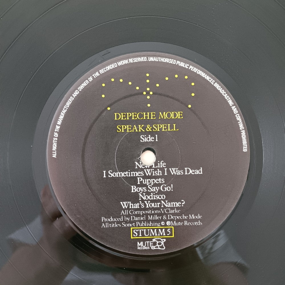 Depeche Mode - Speak & Spell UK  - 1981 - Used - VG++ - Vinyl