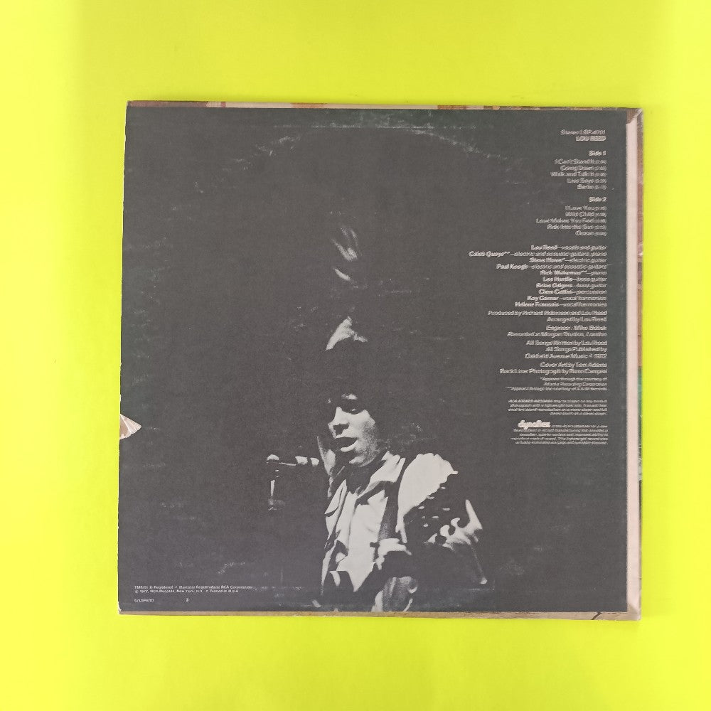 Lou Reed - Lou Reed / Self Titled ORANGE DYNAFLEX - 1972 - LSP-4701 - Used - VG++ - Vinyl