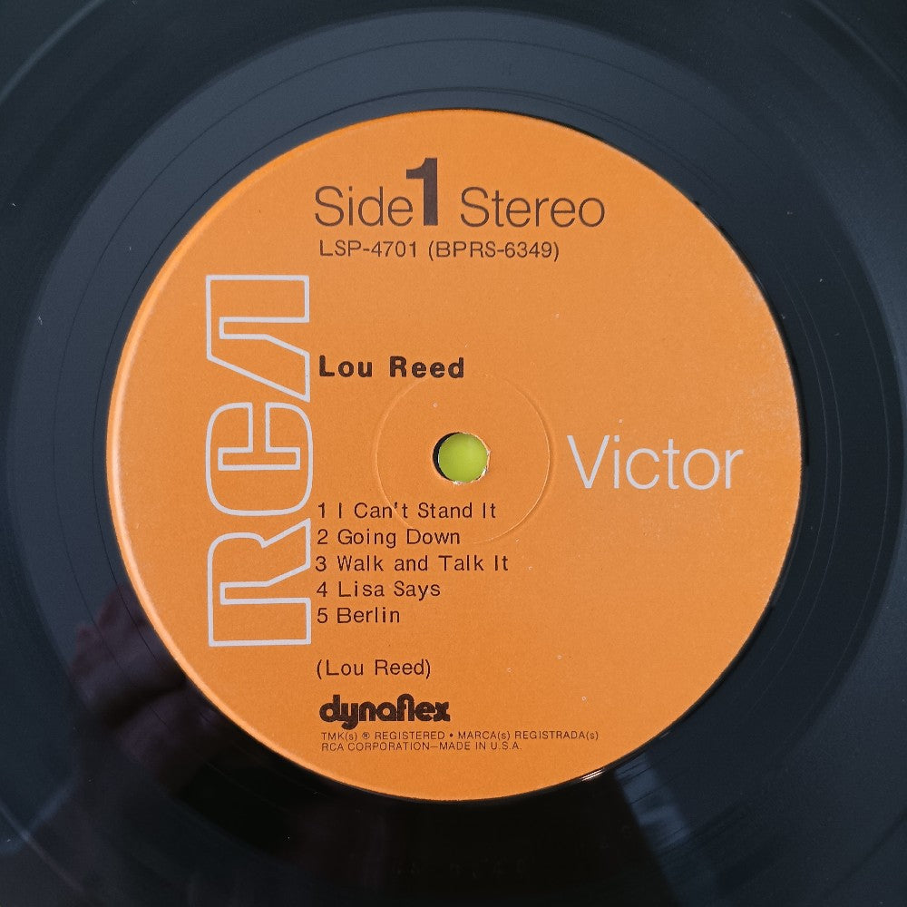 Lou Reed - Lou Reed / Self Titled ORANGE DYNAFLEX - 1972 - LSP-4701 - Used - VG++ - Vinyl