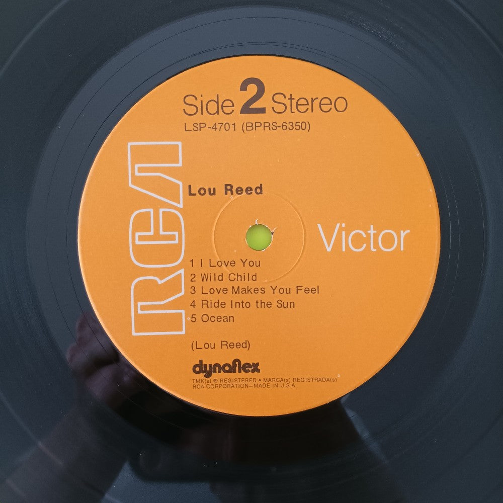 Lou Reed - Lou Reed / Self Titled ORANGE DYNAFLEX - 1972 - LSP-4701 - Used - VG++ - Vinyl