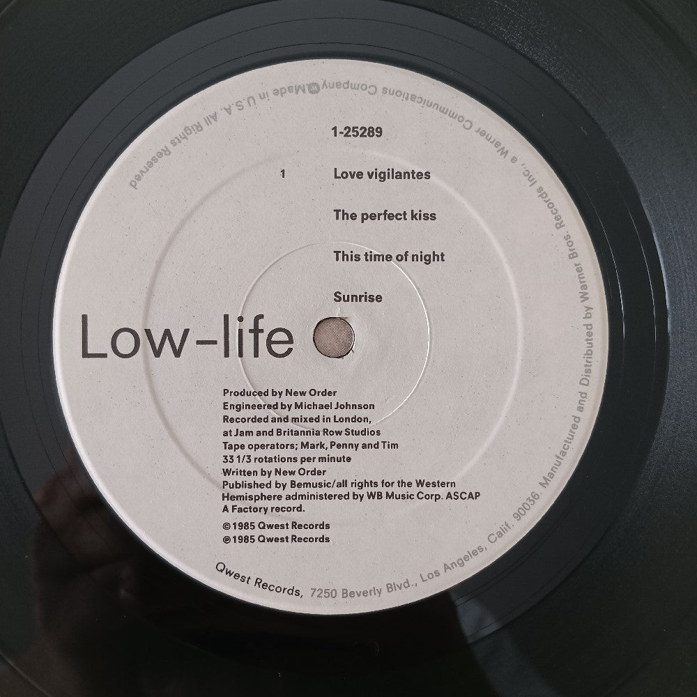 New Order - Low-life WITH OBI - 1985 - 9 25289-1 - Used - VG++ - Vinyl