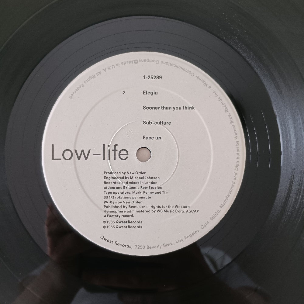 New Order - Low-life WITH OBI - 1985 - 9 25289-1 - Used - VG++ - Vinyl