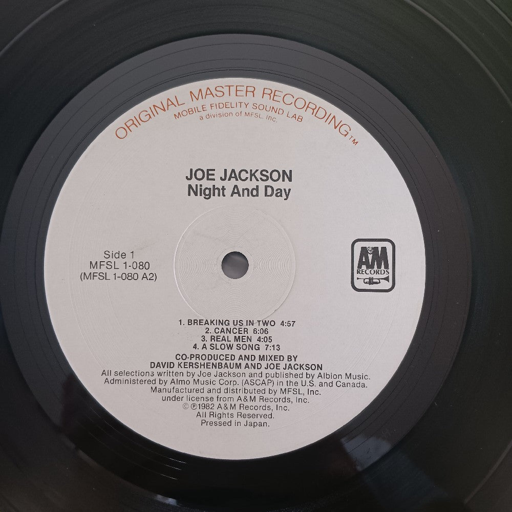 Joe Jackson - Night And Day MFSL ORIGINAL MASTER - 1983 - MFSL1-080 - Used - VG++ - Vinyl