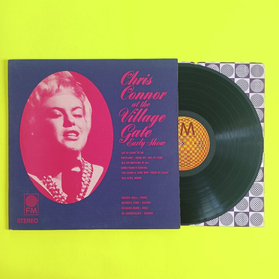 Chris Connor - At The Village Gate OG - 1963 - FMLP300 - Used - VG++ - Vinyl
