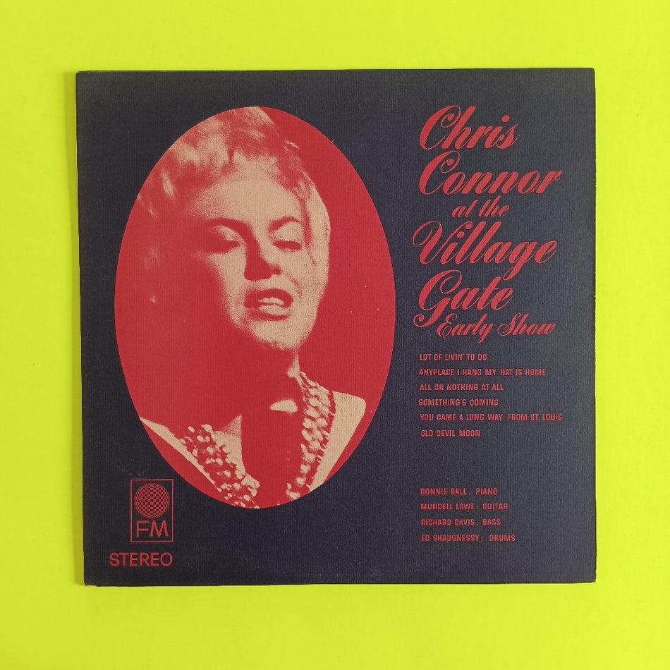 Chris Connor - At The Village Gate OG - 1963 - FMLP300 - Used - VG++ - Vinyl