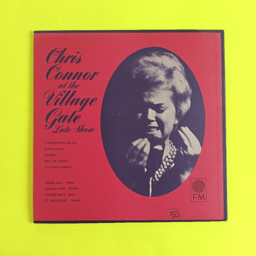 Chris Connor - At The Village Gate OG - 1963 - FMLP300 - Used - VG++ - Vinyl