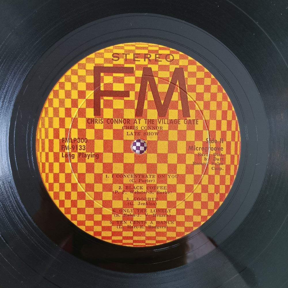 Chris Connor - At The Village Gate OG - 1963 - FMLP300 - Used - VG++ - Vinyl