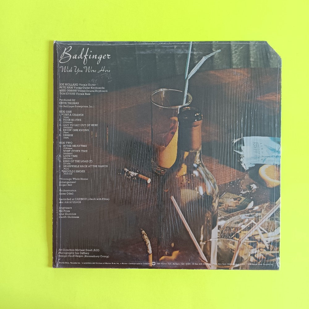 Badfinger - Wish You Were Here OG SHRINK - 1974 - BS 2827 - Used - VG++ - Vinyl