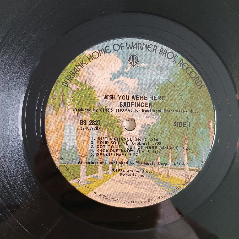 Badfinger - Wish You Were Here OG SHRINK - 1974 - BS 2827 - Used - VG++ - Vinyl