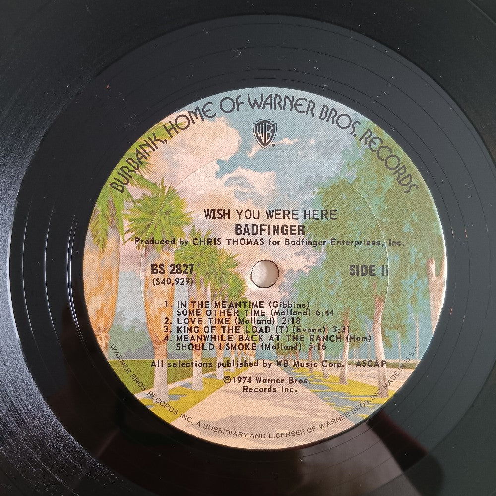 Badfinger - Wish You Were Here OG SHRINK - 1974 - BS 2827 - Used - VG++ - Vinyl