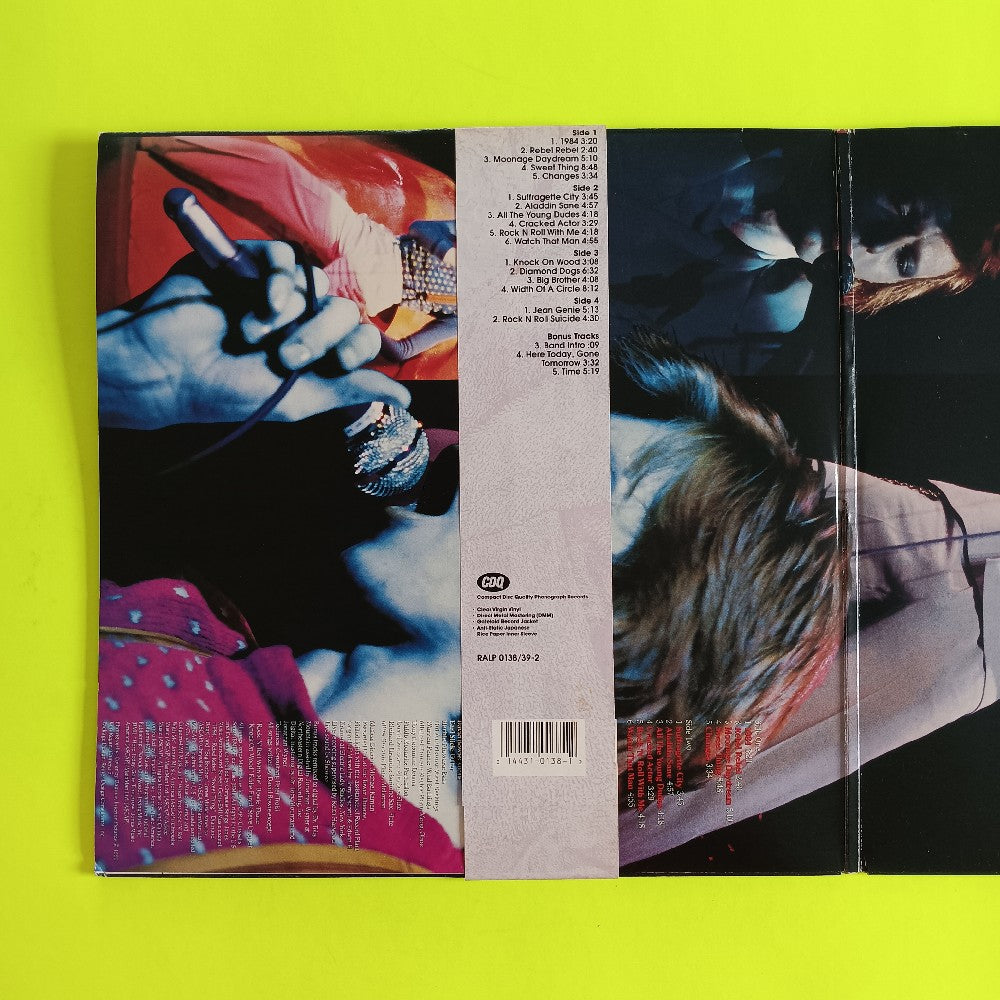 David Bowie - David Live 2LP CLEAR #ED LIMITED ED - 1990 - RALP 0138/39-2 - Used - VG++ - Vinyl